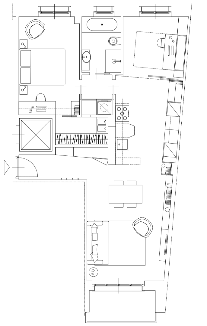 Italian Home Renovation Floor Plan