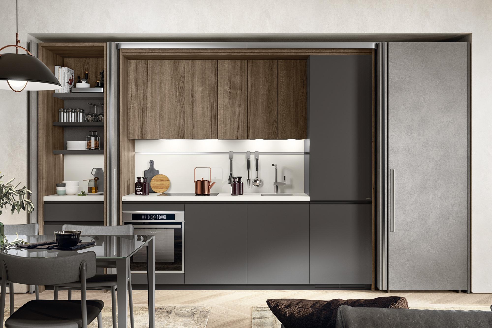 Italian Kitchens Are Too Modern… and Hidden!