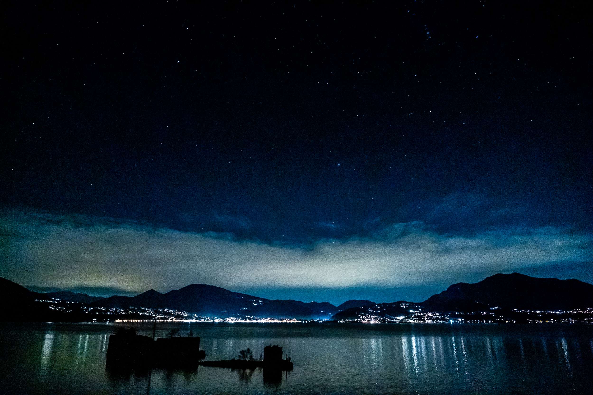 Pictures of Italy Stars Over Lake Maggiore