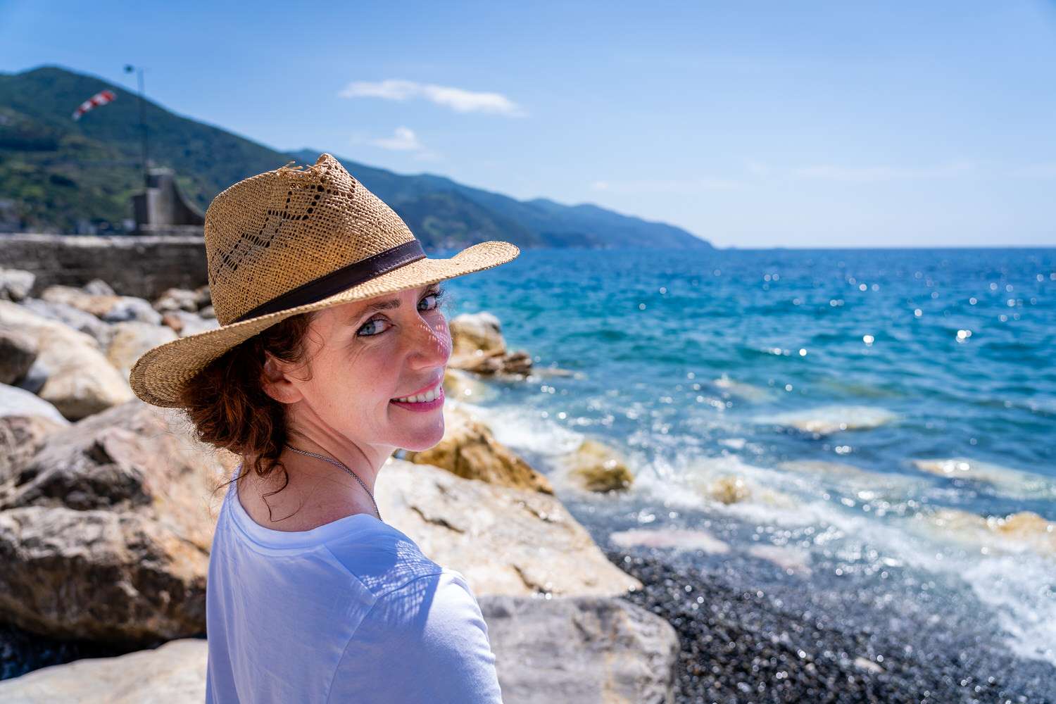 Brandy Shearer in Monterosso Cinque Terre