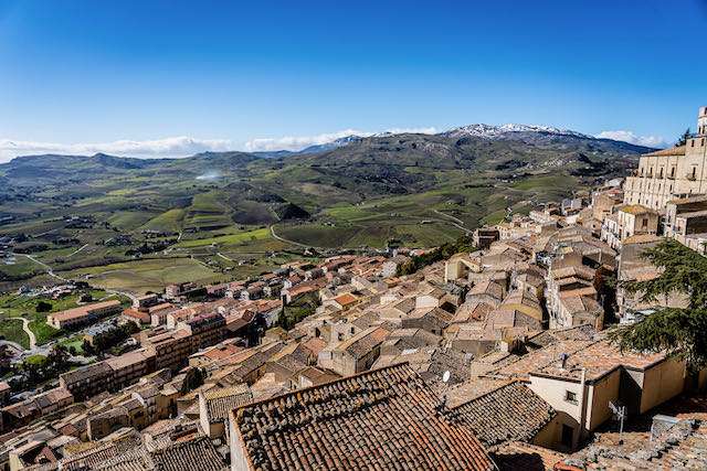 View from Gangi, Sicily