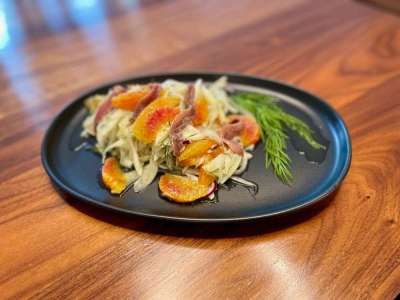 Sicilian Fennel and Blood Orange Salad with Anchovies