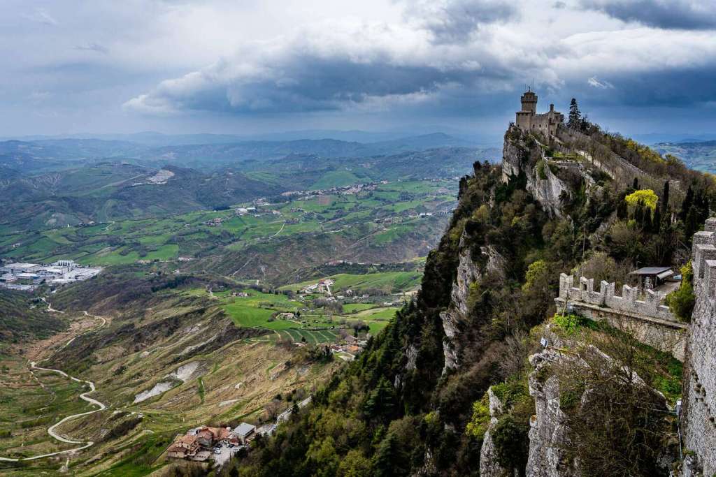 San Marino in Le Marche, Italy