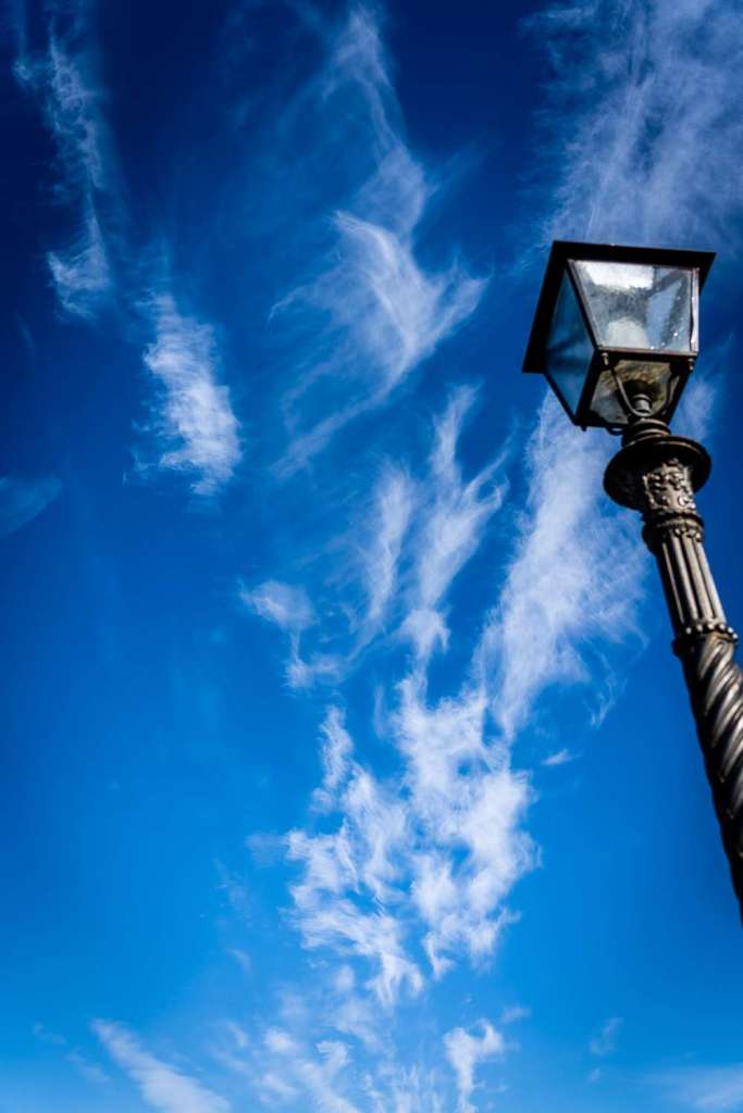 Gas Streetlight in Florence Italy
