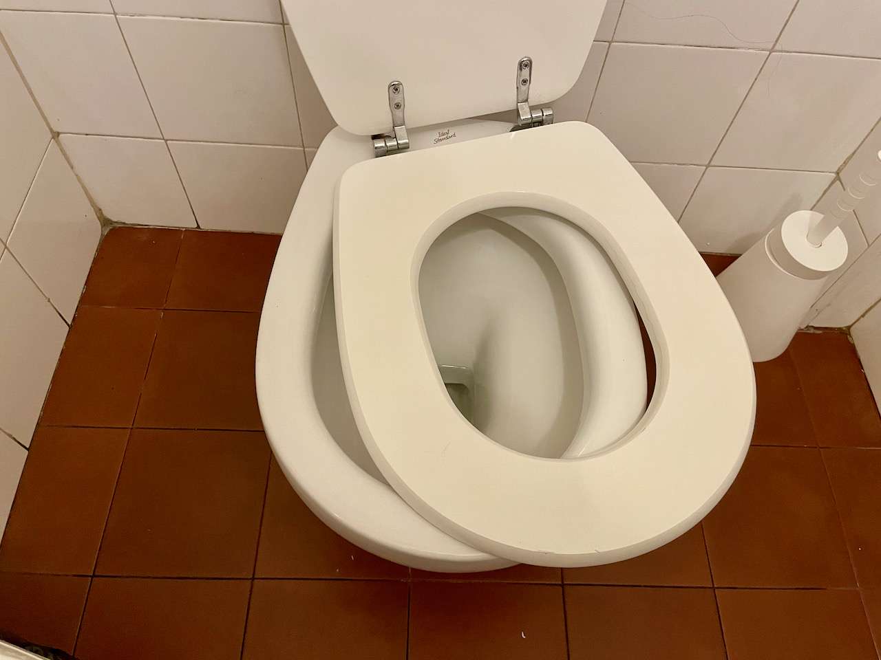 Broken Toilet Seat in Italy