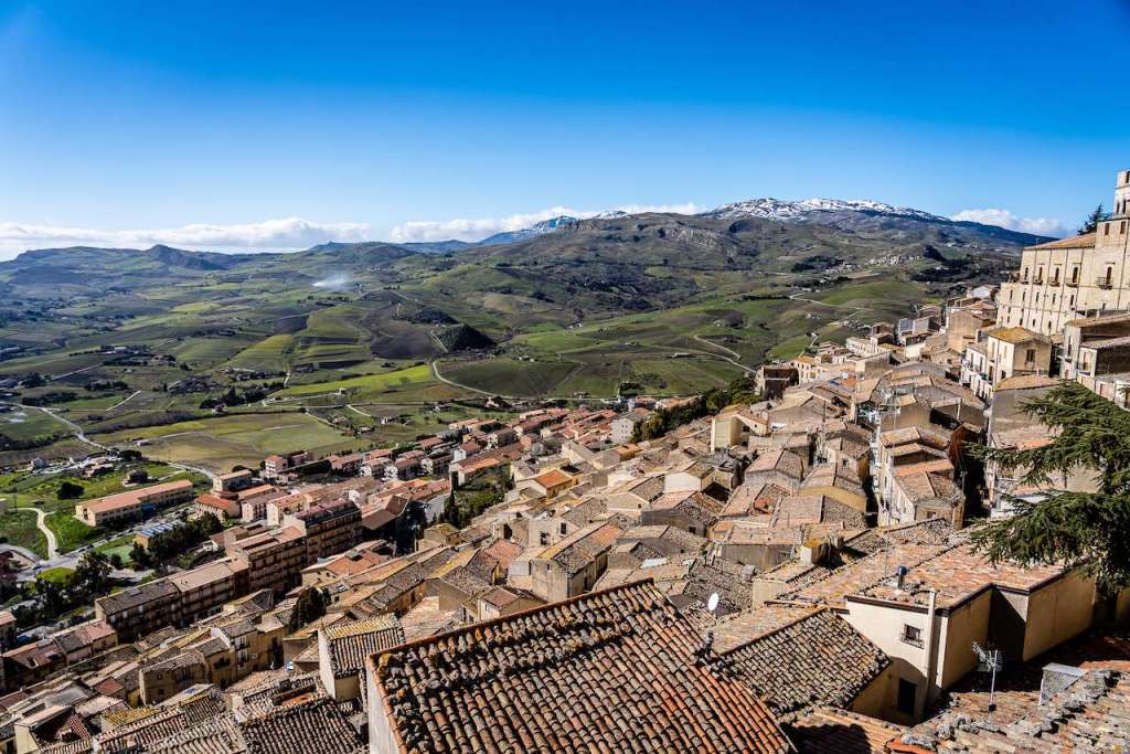 View from Gangi, Sicily